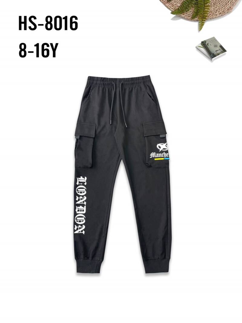 Spodnie dresowe chłopięce. Roz 8-16, 1 Kolor Paczka 5 szt. 1